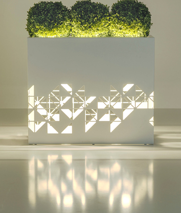 Laser Cut Illuminated Planters